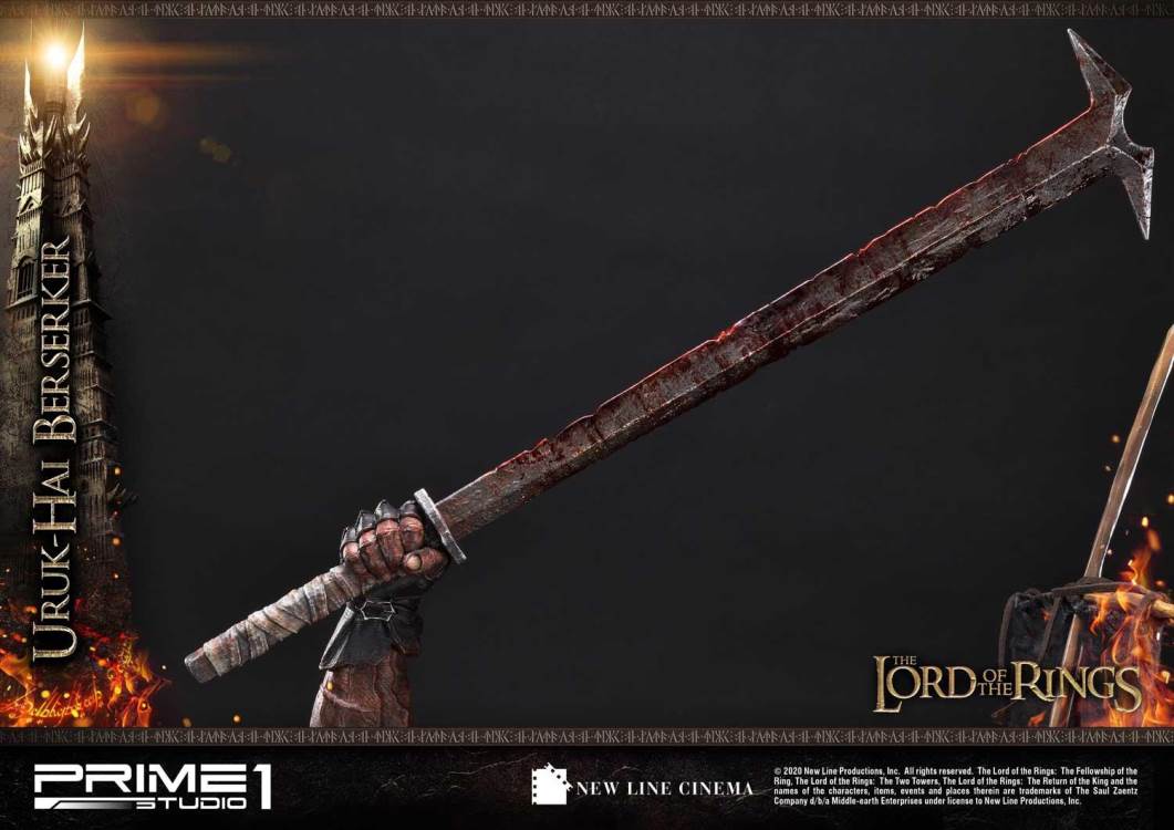The Lord of the Rings: The Two Tower Uruk-Hai Berserker Deluxe Version