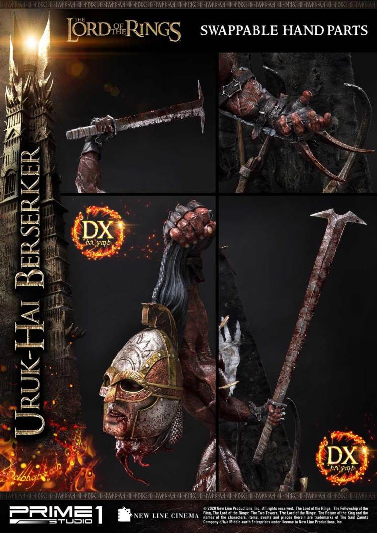 The Lord of the Rings: The Two Tower Uruk-Hai Berserker Deluxe Version