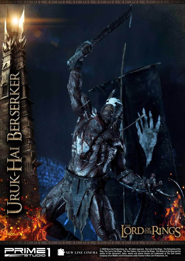 The Lord of the Rings: The Two Tower Uruk-Hai Berserker