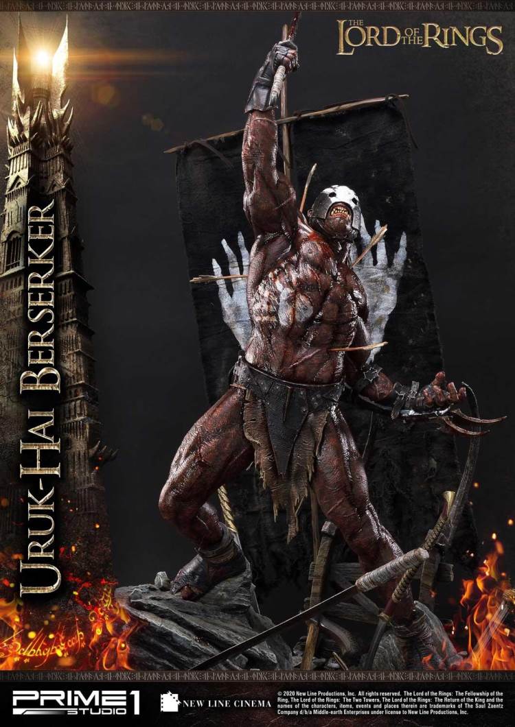 The Lord of the Rings: The Two Tower Uruk-Hai Berserker