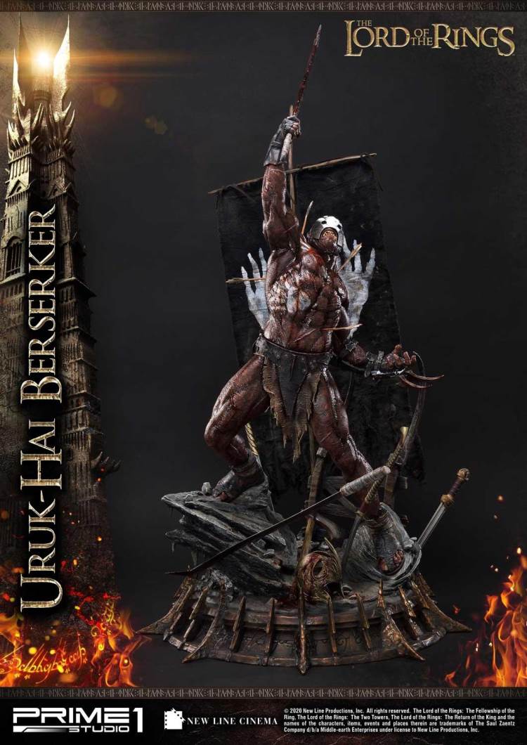 The Lord of the Rings: The Two Tower Uruk-Hai Berserker