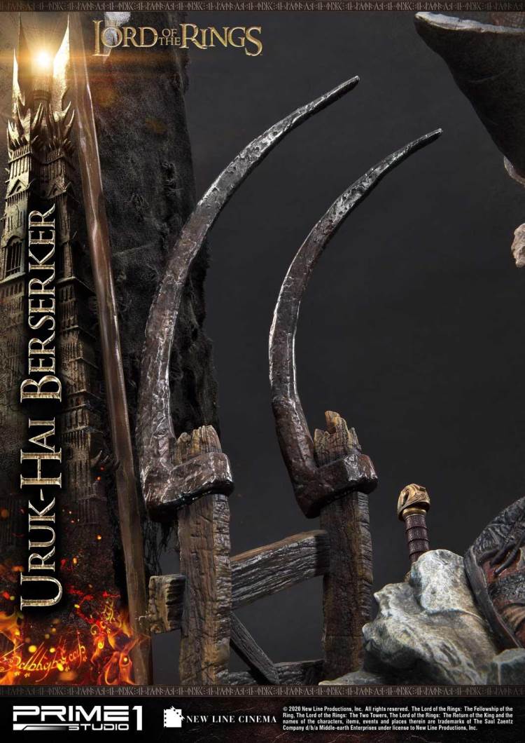 The Lord of the Rings: The Two Tower Uruk-Hai Berserker