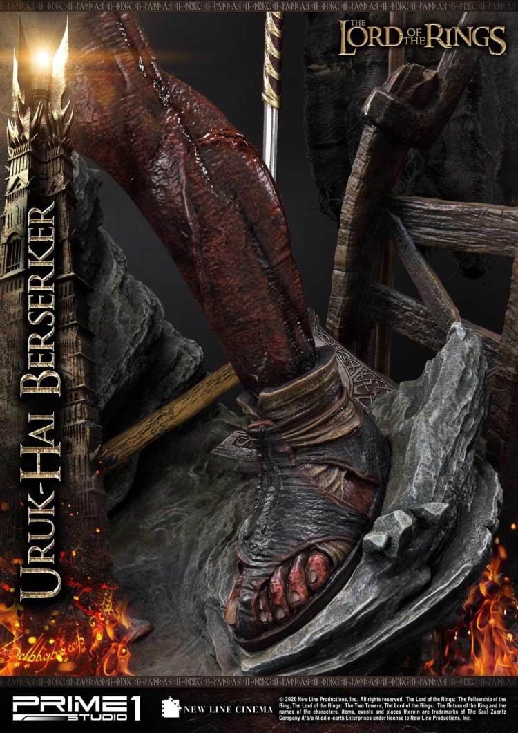 The Lord of the Rings: The Two Tower Uruk-Hai Berserker