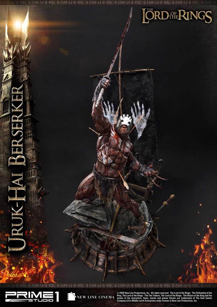 The Lord of the Rings: The Two Tower Uruk-Hai Berserker