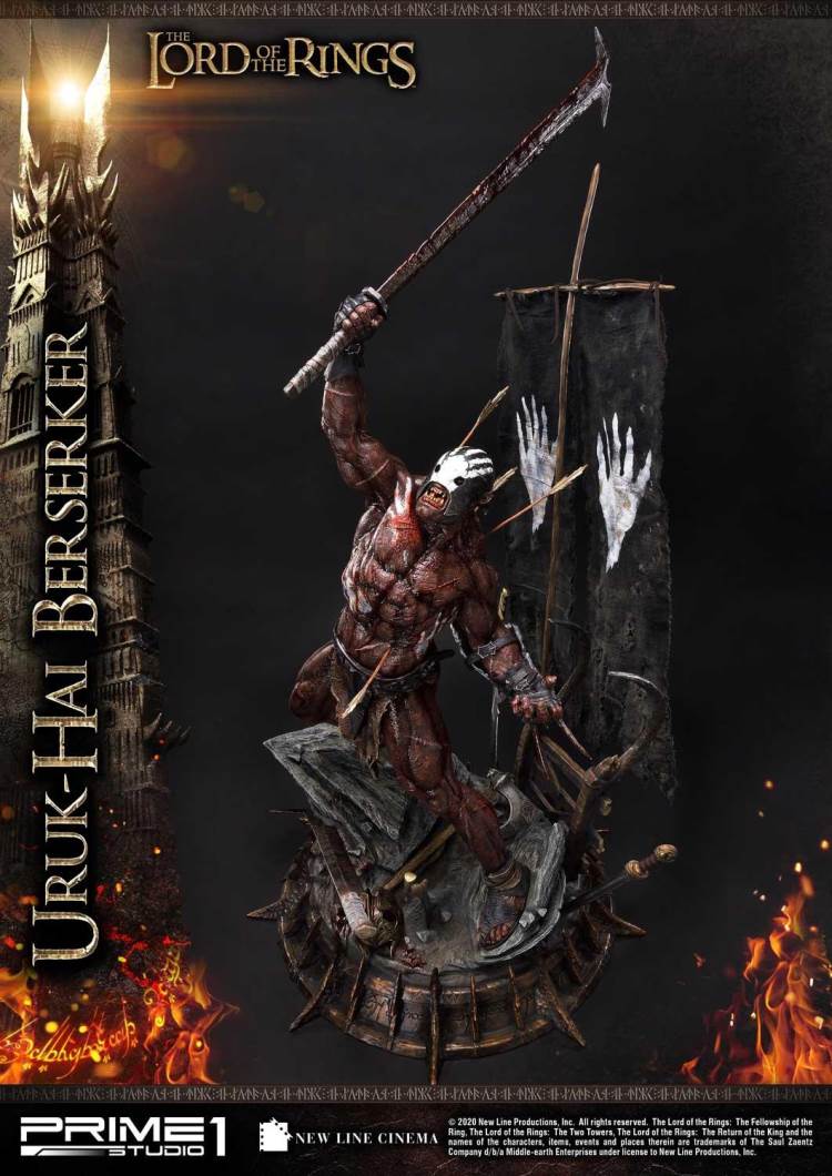 The Lord of the Rings: The Two Tower Uruk-Hai Berserker