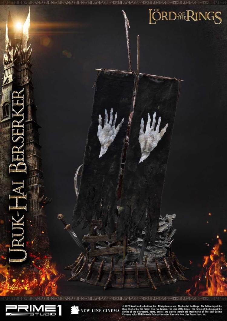 The Lord of the Rings: The Two Tower Uruk-Hai Berserker