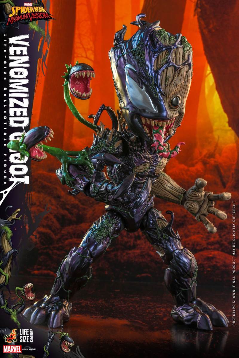 (Spider-Man: Maximum Venom) Venom Groot 1/1 scale collection figure