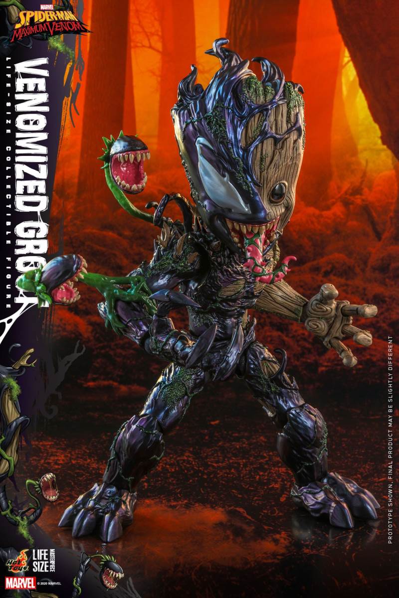 (Spider-Man: Maximum Venom) Venom Groot 1/1 scale collection figure