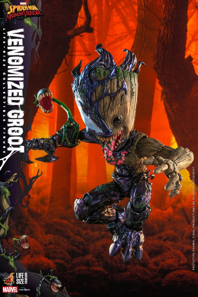 (Spider-Man: Maximum Venom) Venom Groot 1/1 scale collection figure