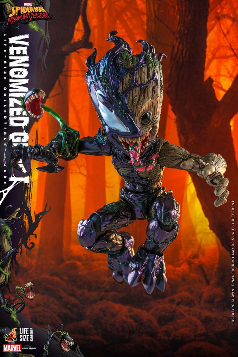 (Spider-Man: Maximum Venom) Venom Groot 1/1 scale collection figure