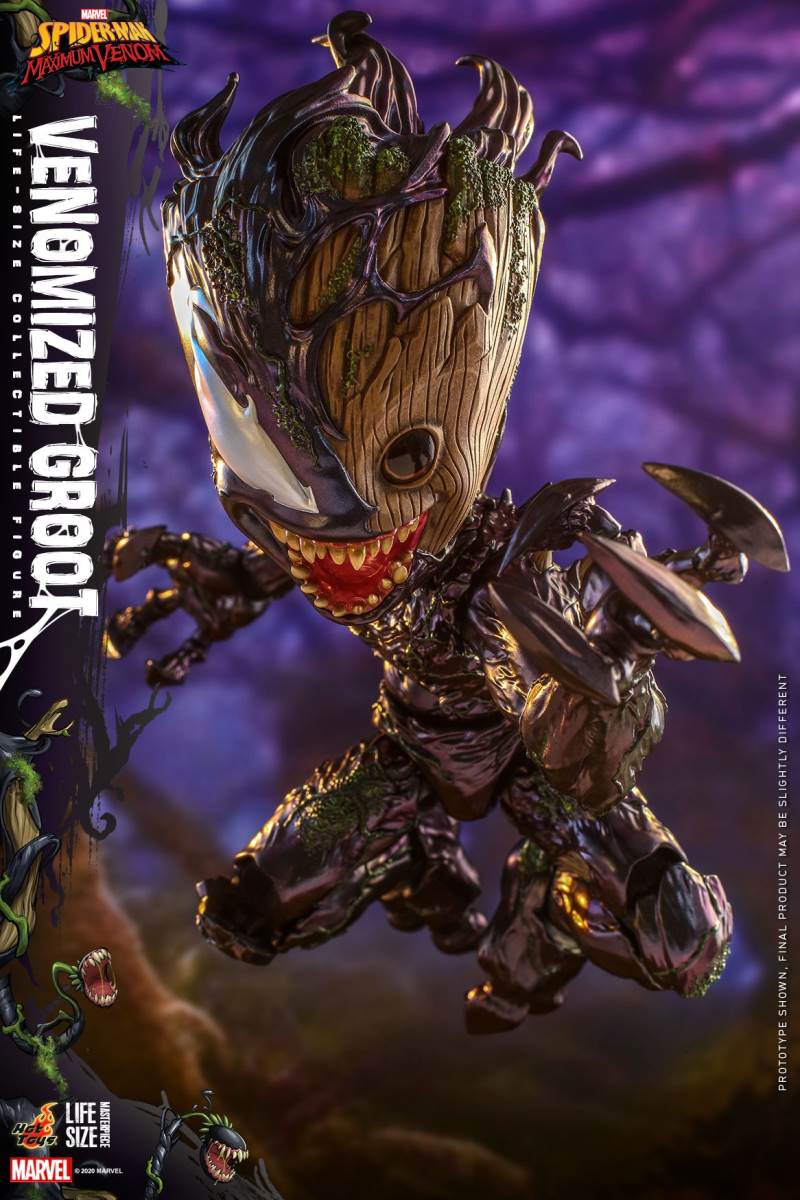(Spider-Man: Maximum Venom) Venom Groot 1/1 scale collection figure