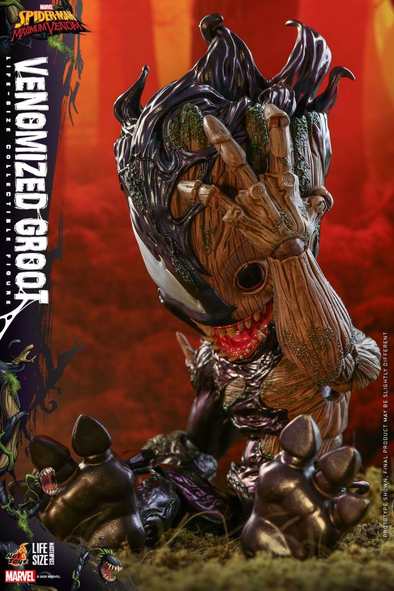 (Spider-Man: Maximum Venom) Venom Groot 1/1 scale collection figure