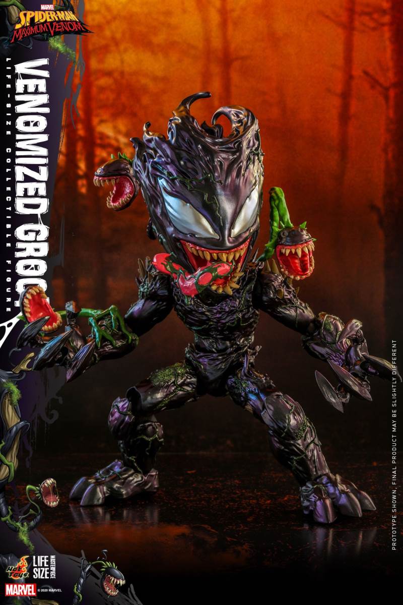 (Spider-Man: Maximum Venom) Venom Groot 1/1 scale collection figure