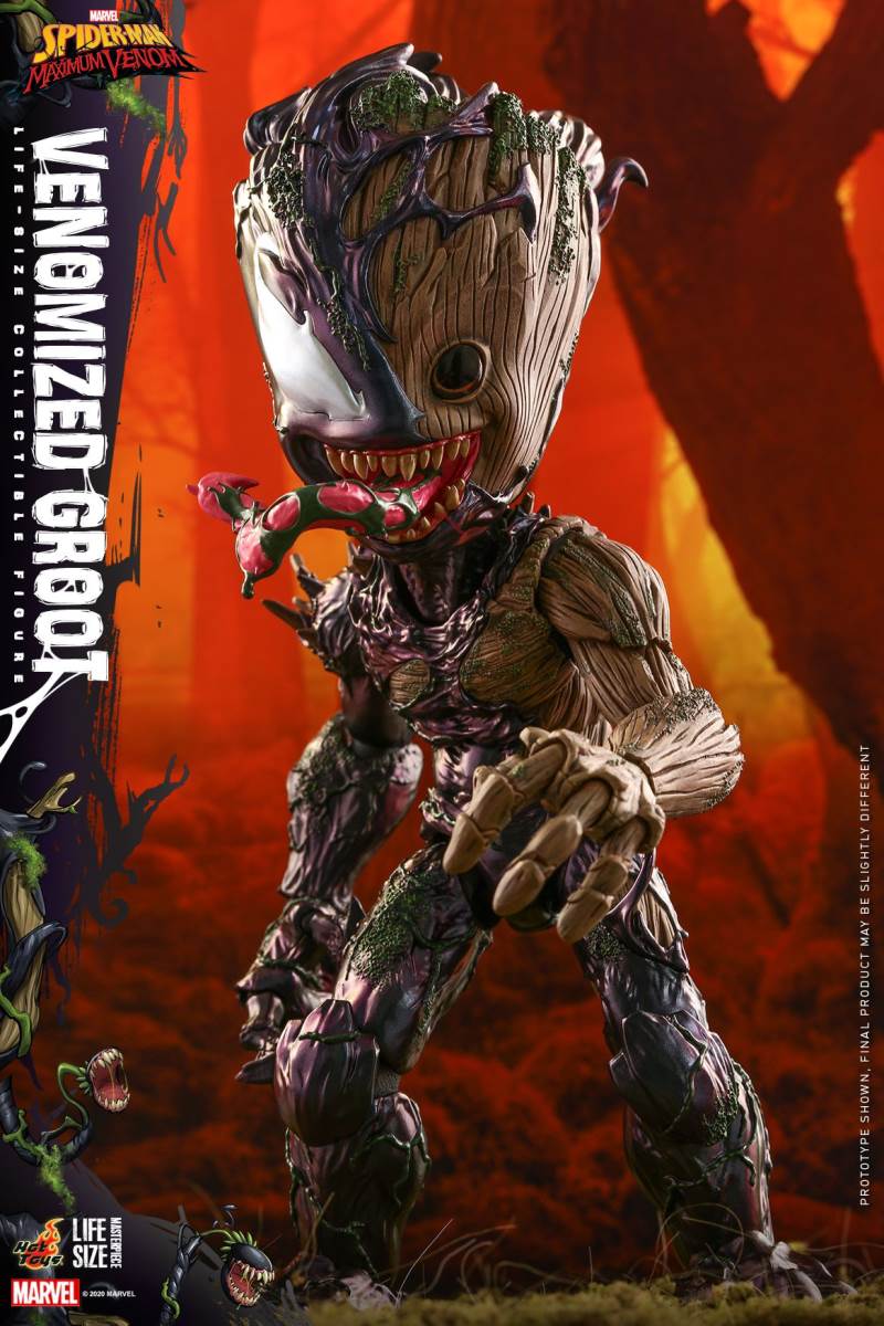 (Spider-Man: Maximum Venom) Venom Groot 1/1 scale collection figure
