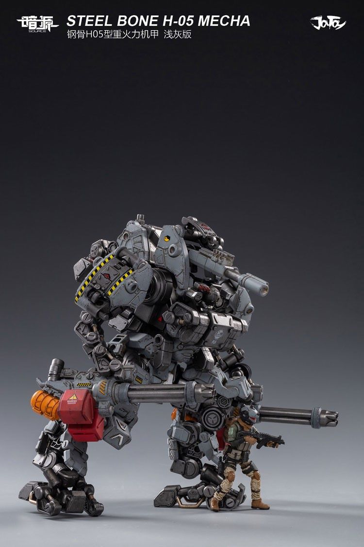 JT0418 1/25 : STEEL BONE H-05 Heavy firepower MECHA (gray)