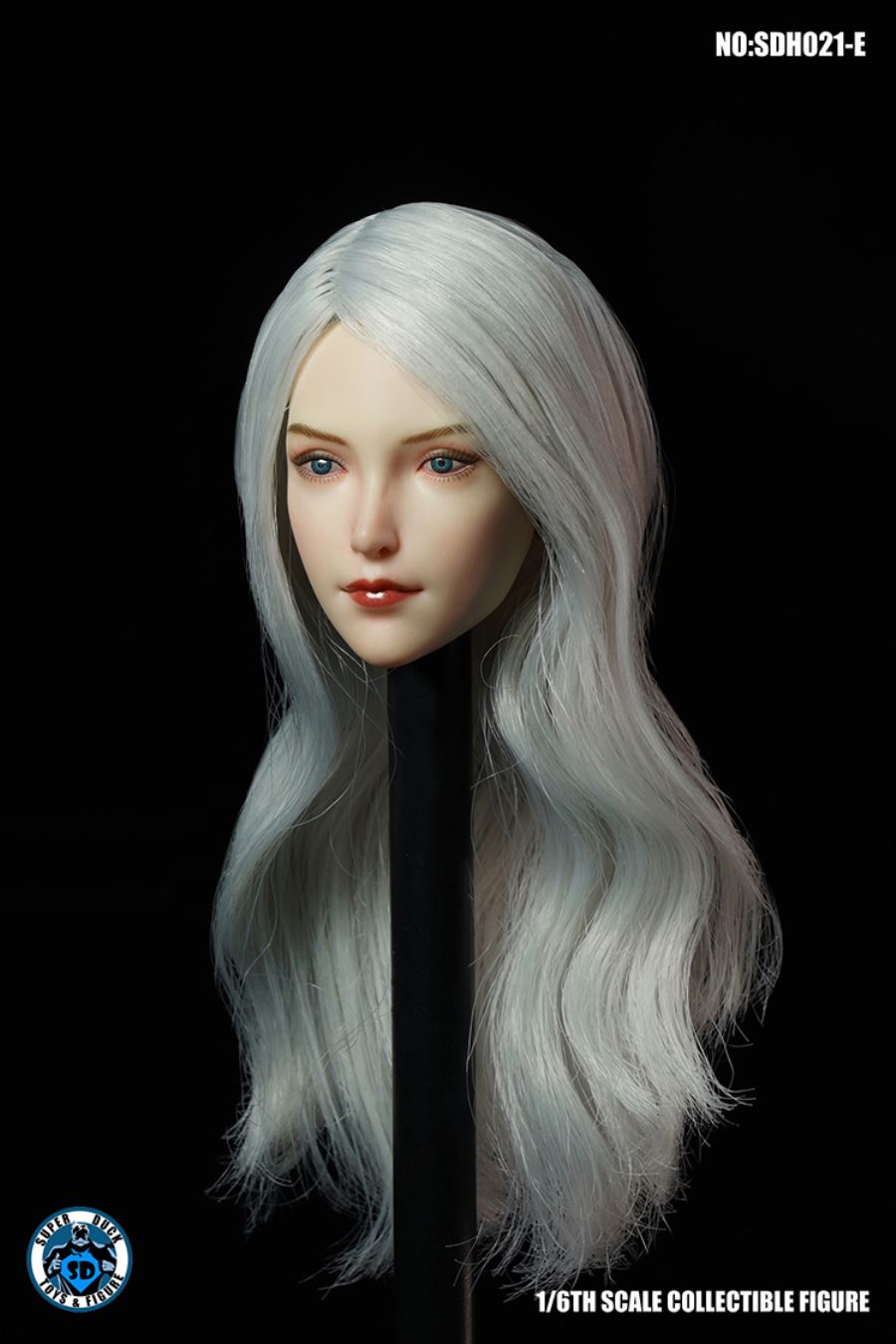 1/6 SDH021 Female Head Sculpture (Five Type - ABCDE)