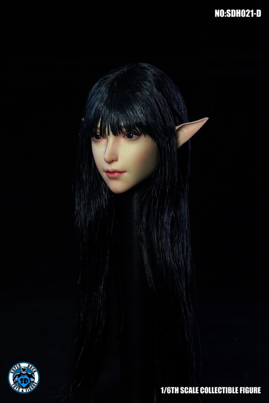 1/6 SDH021 Female Head Sculpture (Five Type - ABCDE)