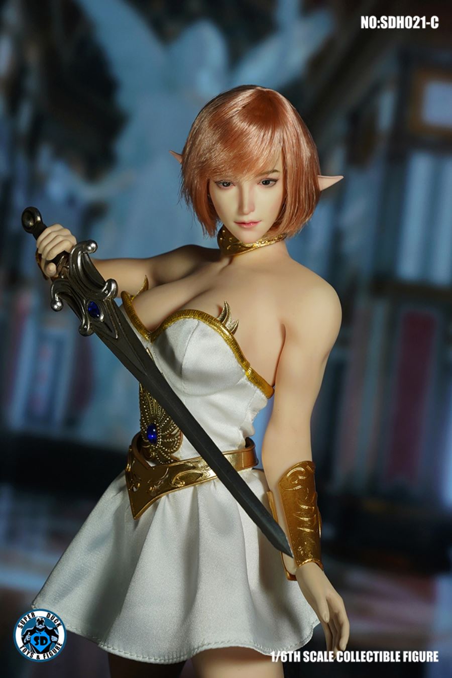 1/6 SDH021 Female Head Sculpture (Five Type - ABCDE)