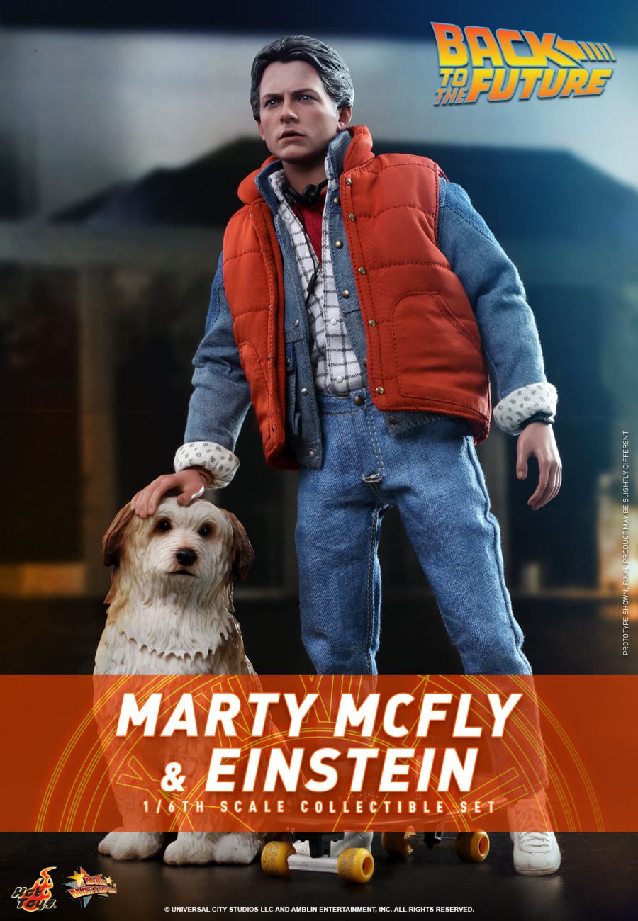 Marty & Dog Einstein - Back to the Future 1/6