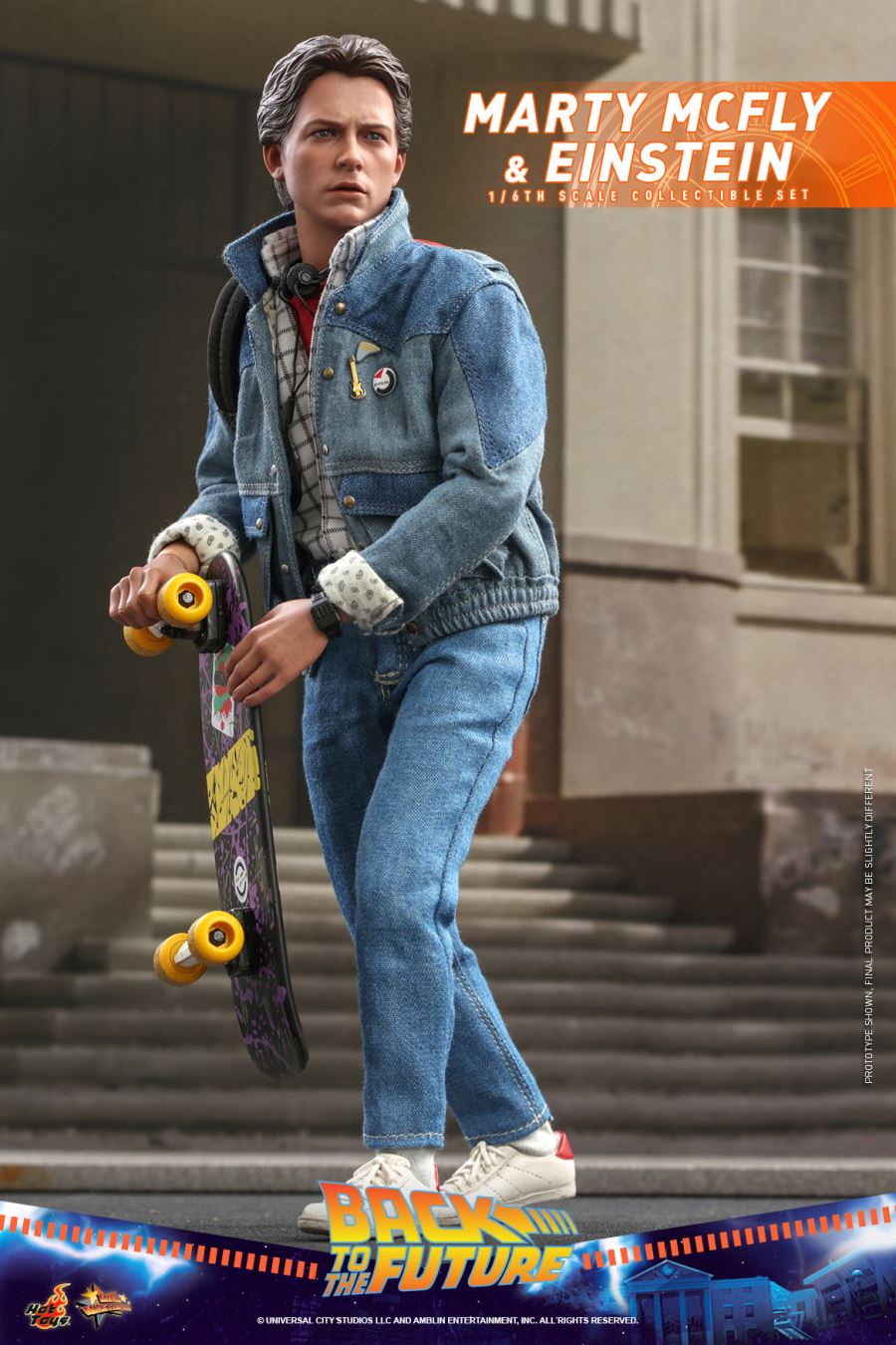 Marty & Dog Einstein - Back to the Future 1/6