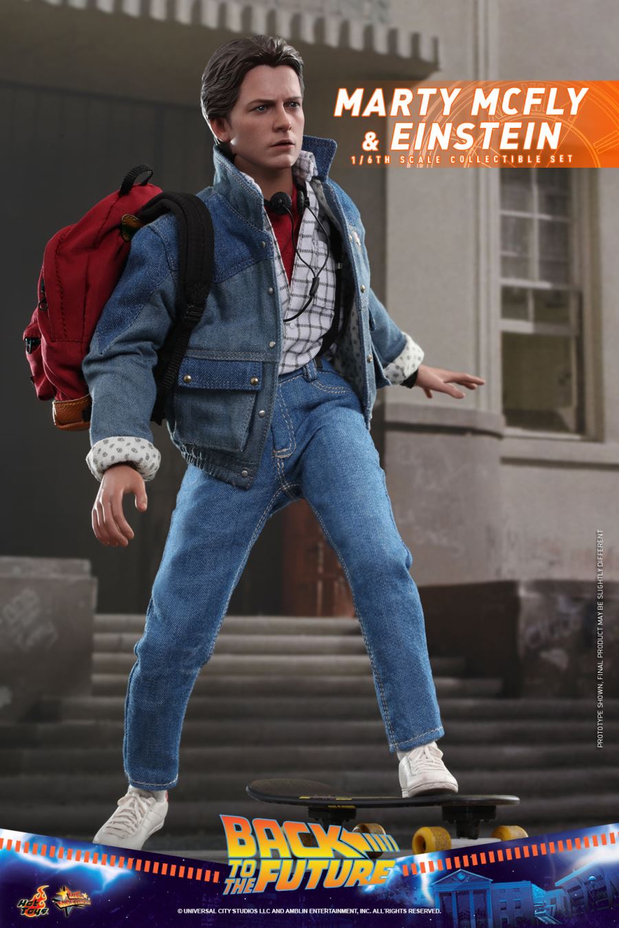 Marty & Dog Einstein - Back to the Future 1/6