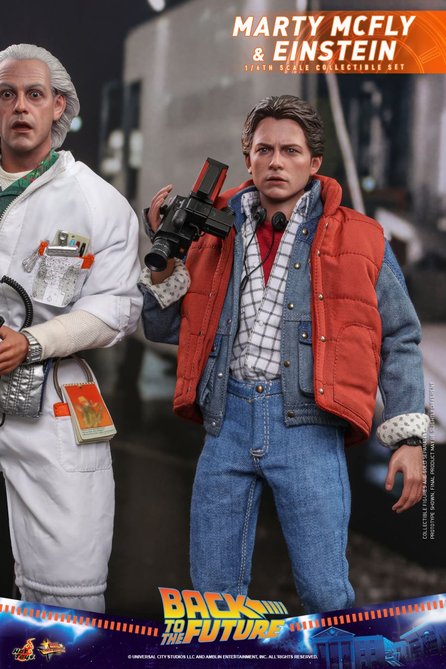 Marty & Dog Einstein - Back to the Future 1/6