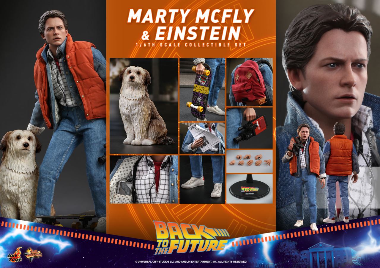 Marty & Dog Einstein - Back to the Future 1/6