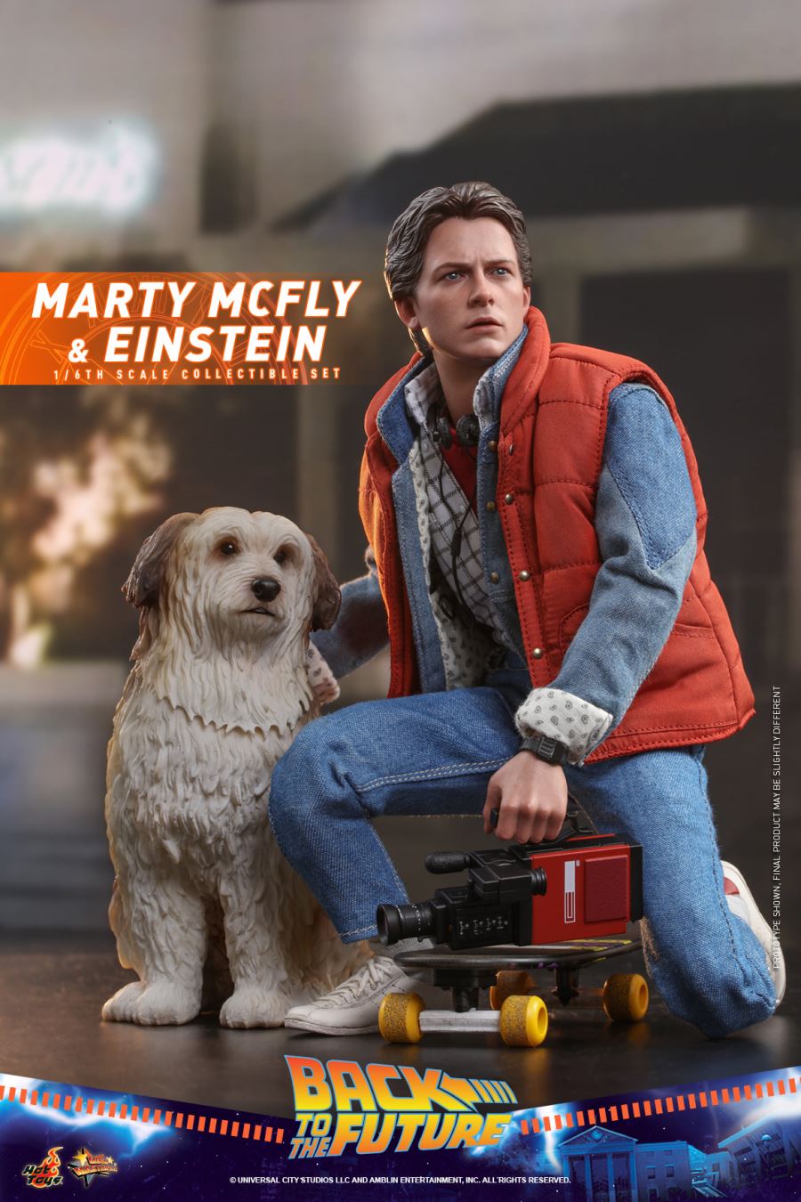 Marty & Dog Einstein - Back to the Future 1/6