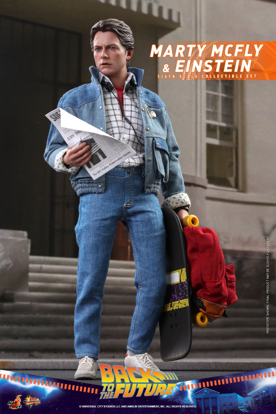 Marty & Dog Einstein - Back to the Future 1/6