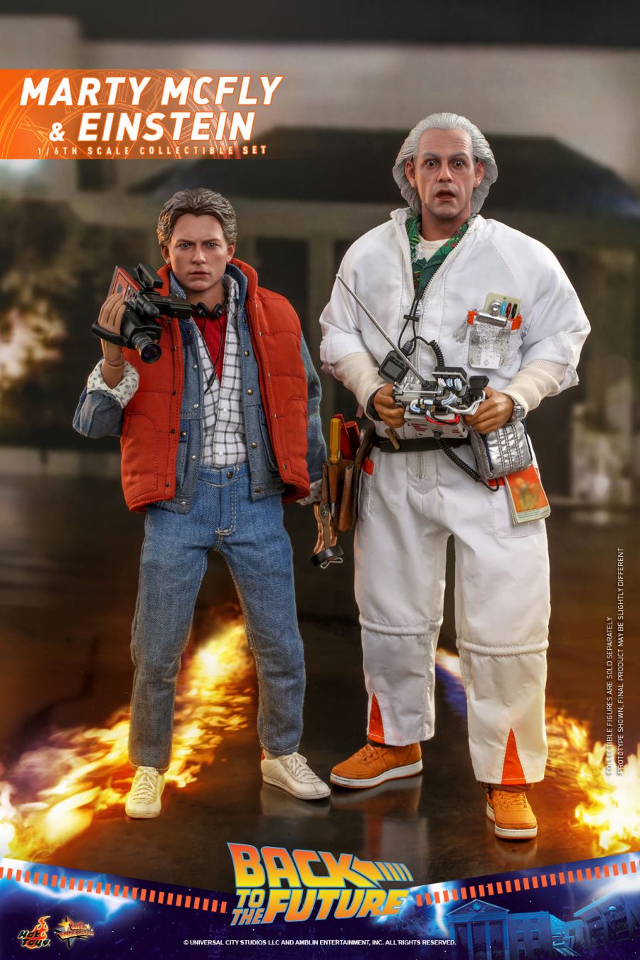 Marty & Dog Einstein - Back to the Future 1/6