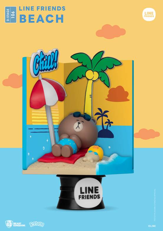 Dream-Selected Line Friends-Love Letter/Sports/Vendor/Beach