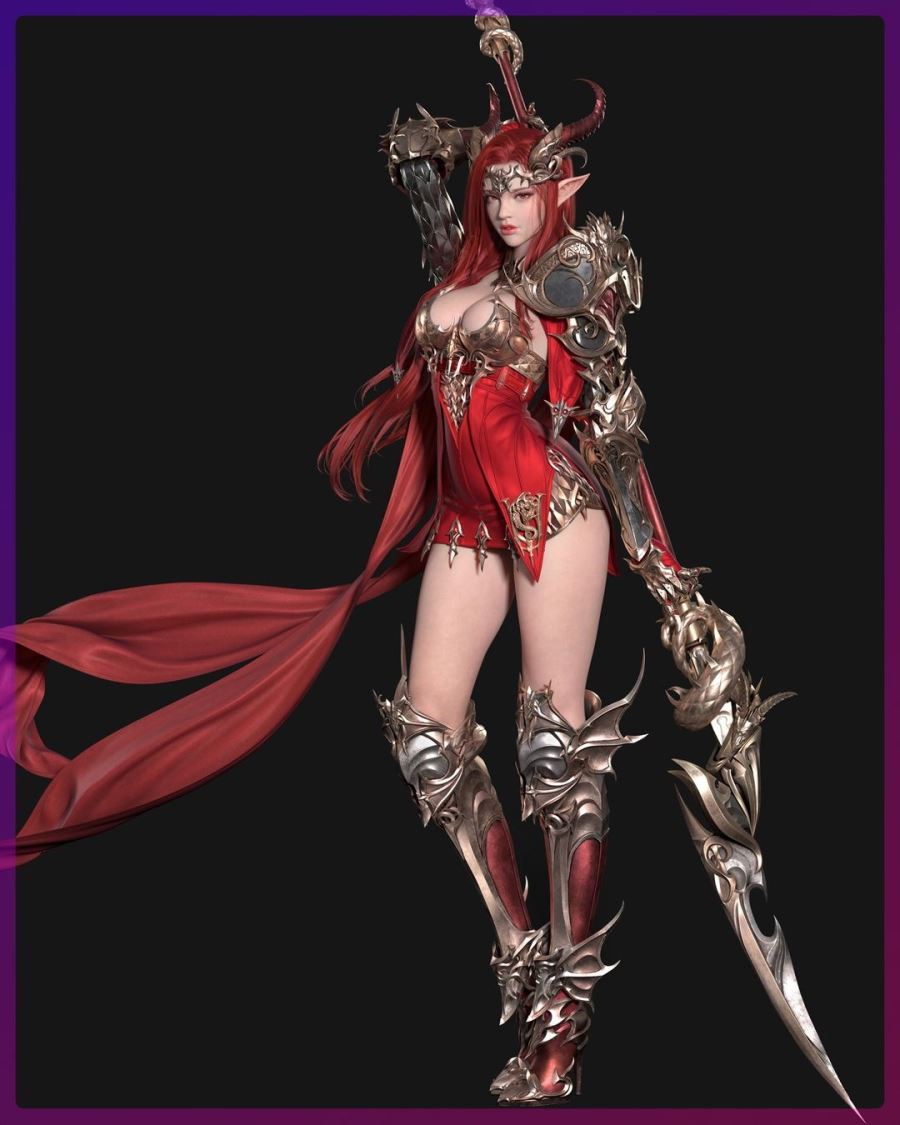 Magic Goddess - Dragon Elves 1/6