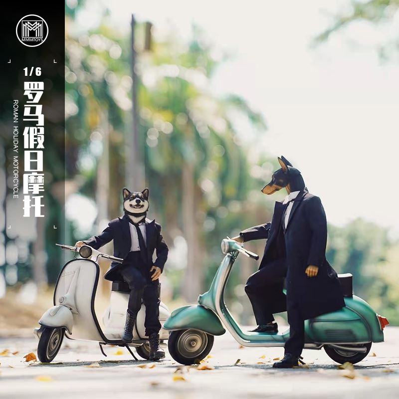 Vespa Roman Holiday Motorcycle 1/6