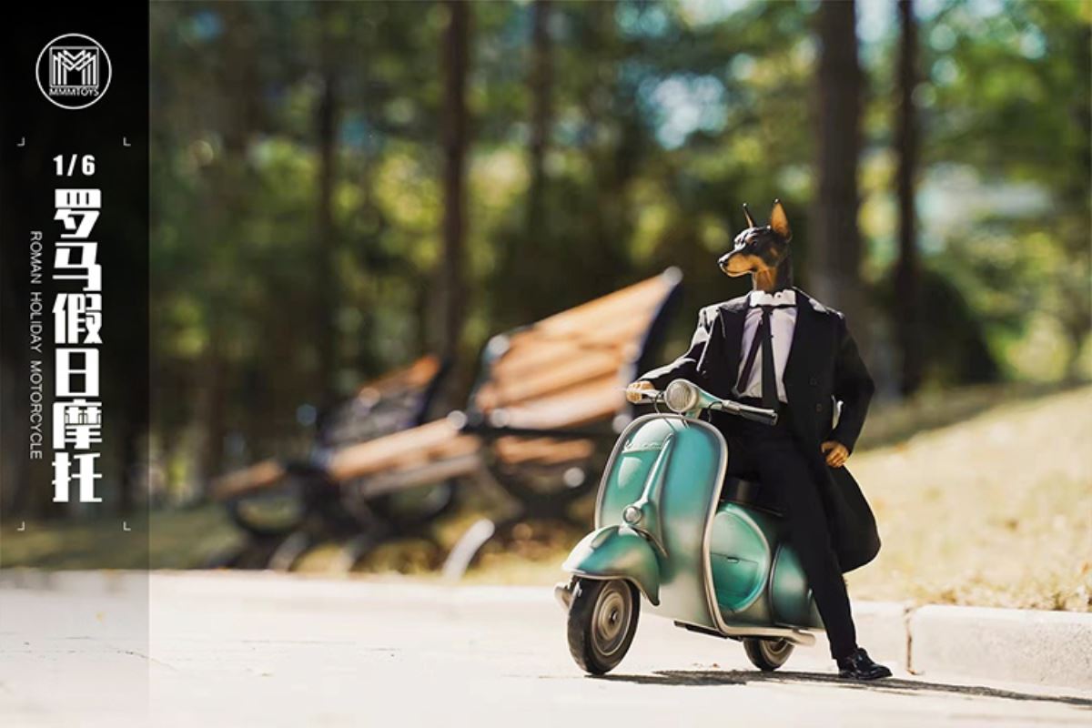 Vespa Roman Holiday Motorcycle 1/6