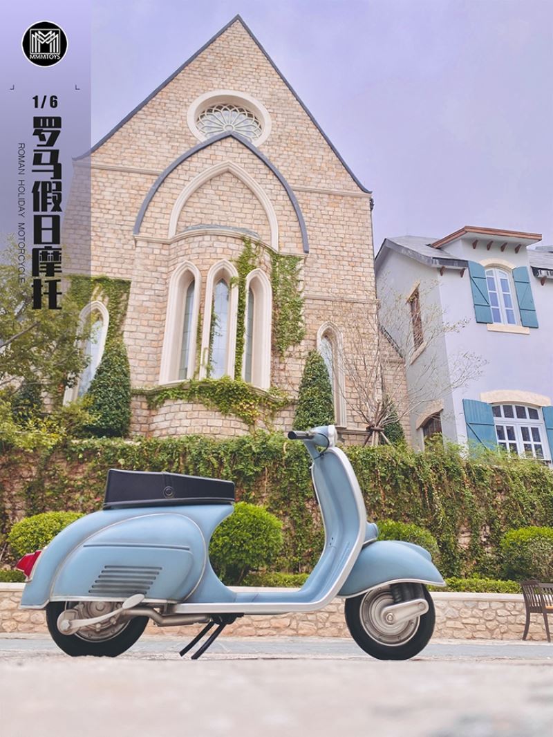 Vespa Roman Holiday Motorcycle 1/6