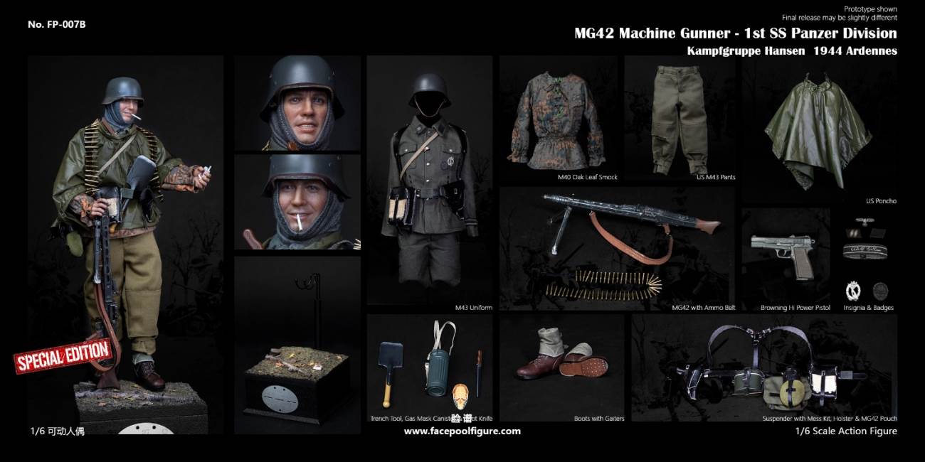 Ardennes Offensive fighter gunmen 1/6
