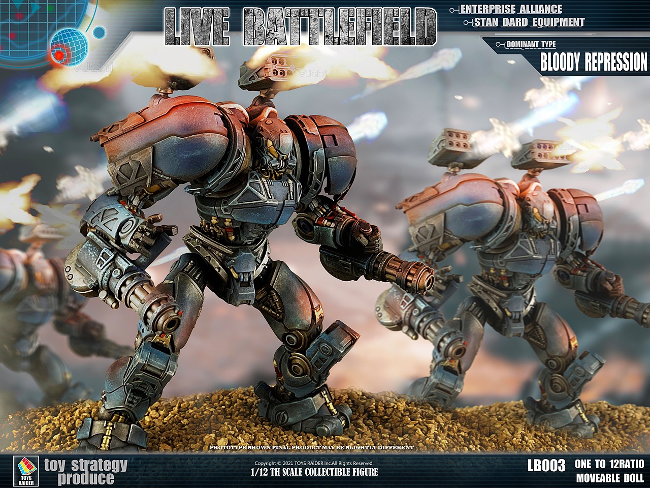 LIVE BATTLEFIELD - CONQUEROR MECHA 1/12
