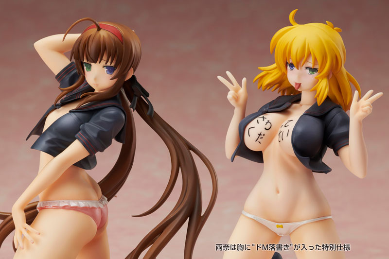 Senran Kagura NEW WAVE G Burst Reproduction Edition Ryobi x Ryona Bare Body Sailor Uniform Ver. Set 1/10