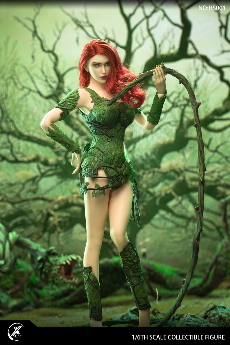 Heroine Series HS001 Plant Controller Head Sculpture with Movable Eyes 1/6