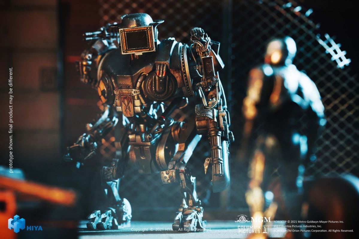 HIYA Extreme Mini Series 1/18 RoboCop 2 Battle Damaged Mechanical Kahn Ultra