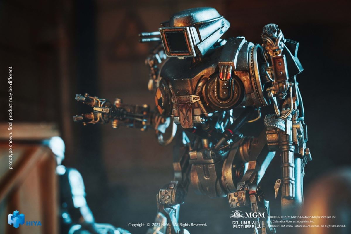 HIYA Extreme Mini Series 1/18 RoboCop 2 Battle Damaged Mechanical Kahn Ultra