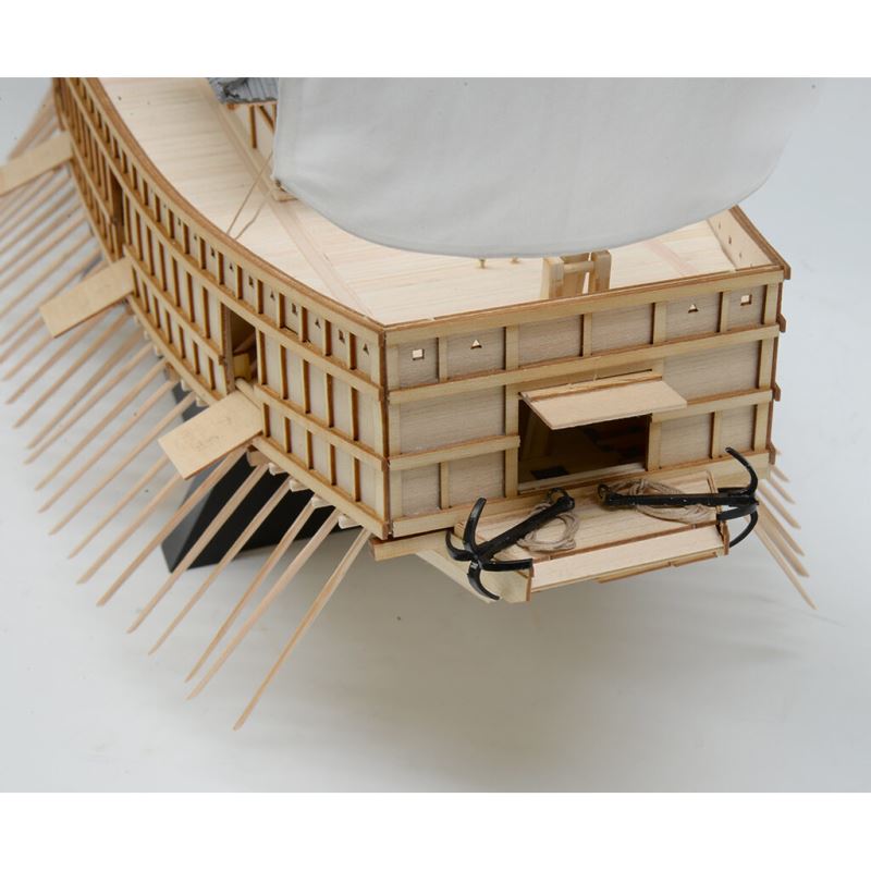 Atakebune Wooden Model Assembly Kit 1/100