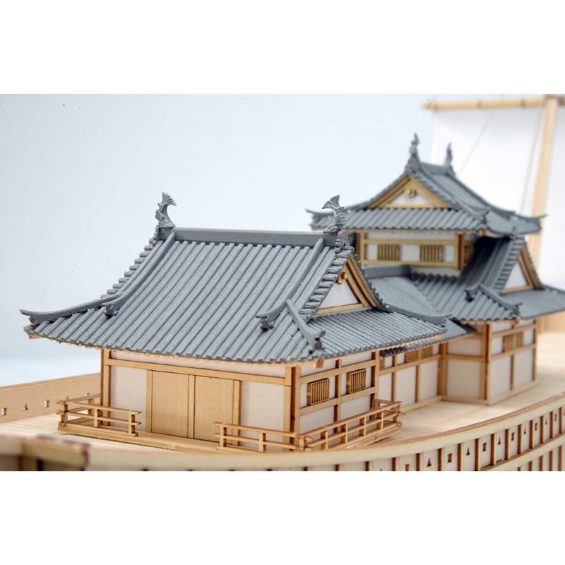 Atakebune Wooden Model Assembly Kit 1/100