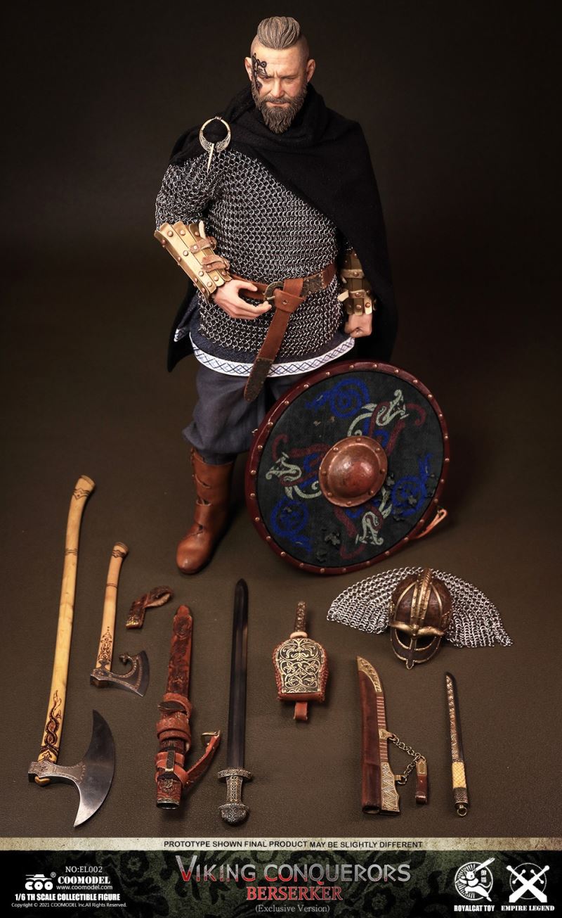 Legend of the Empire - Viking Conqueror-Warrior, Berserker, Lord #EL001/EL002/EL003