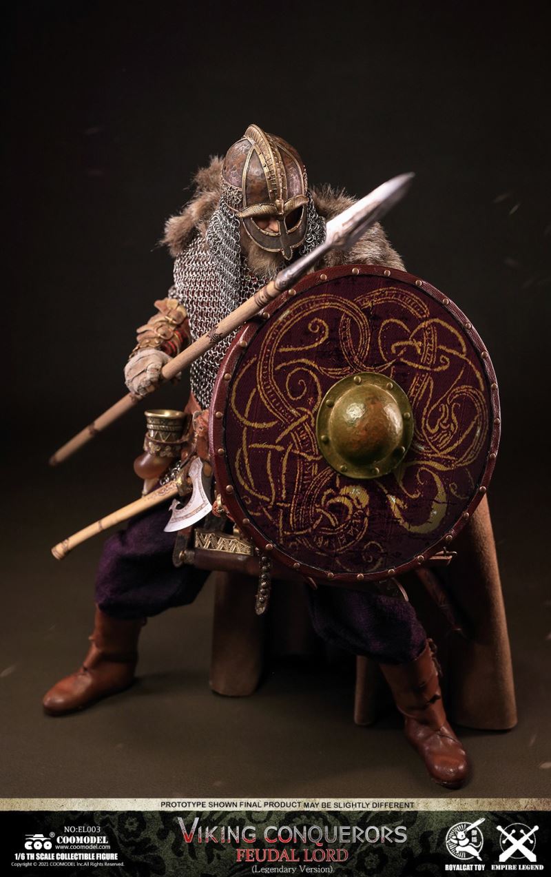 Legend of the Empire - Viking Conqueror-Warrior, Berserker, Lord #EL001/EL002/EL003
