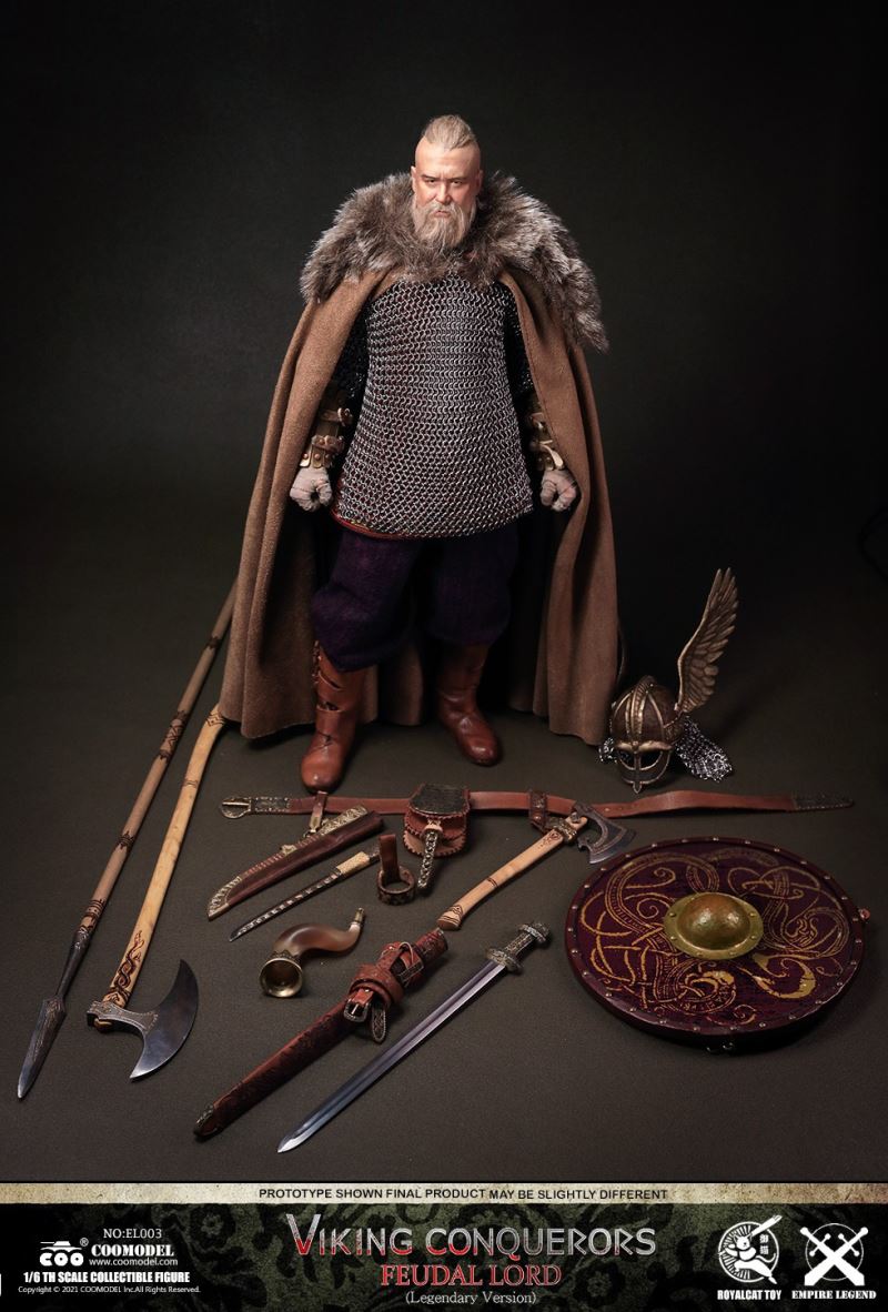 Legend of the Empire - Viking Conqueror-Warrior, Berserker, Lord #EL001/EL002/EL003