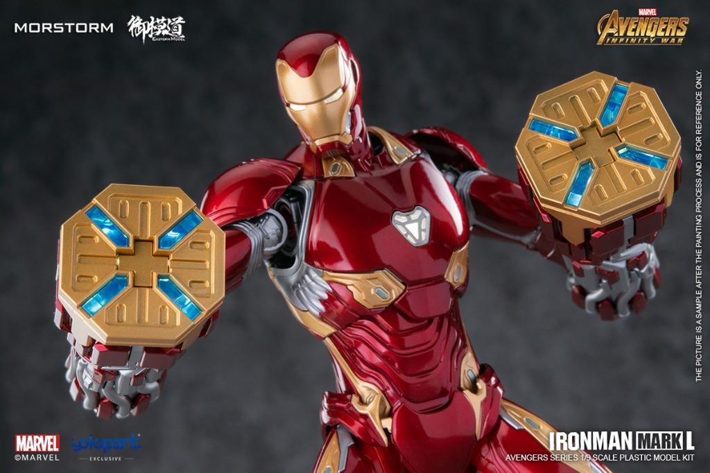 Morstorm x Eastern Model Iron Man Mark 50 1/9 Scale Model Kit – Avengers Infinity Wars