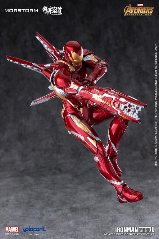 Morstorm x Eastern Model Iron Man Mark 50 1/9 Scale Model Kit – Avengers Infinity Wars