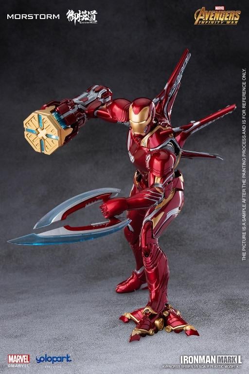 Morstorm x Eastern Model Iron Man Mark 50 1/9 Scale Model Kit – Avengers Infinity Wars