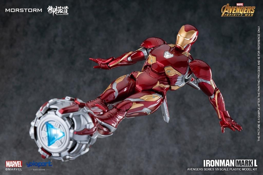 Morstorm x Eastern Model Iron Man Mark 50 1/9 Scale Model Kit – Avengers Infinity Wars
